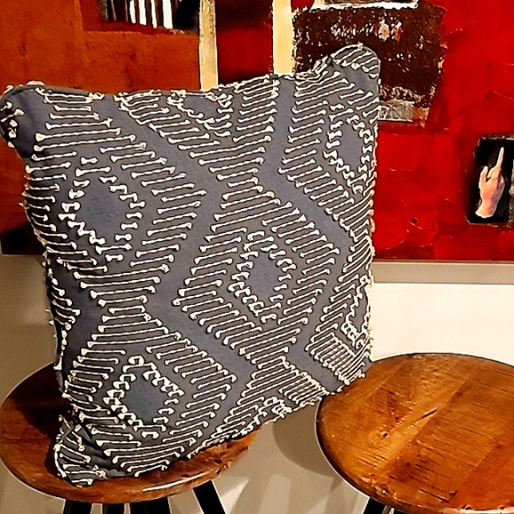 Raymour & Flanigan Santa Fe Upholstered Throw Pillow Covers Set of 2 Muted Green - Picture 2 of 5